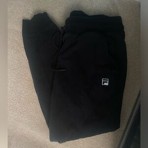 Small Fila Black Sweatpants